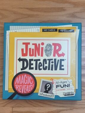 Buffalo Junior Detective Board Game  Ages 8+ NWT